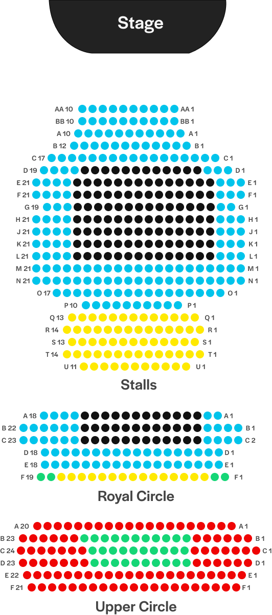 Duke Of Yorks Theatre Seating Plan London Theatre Guide 